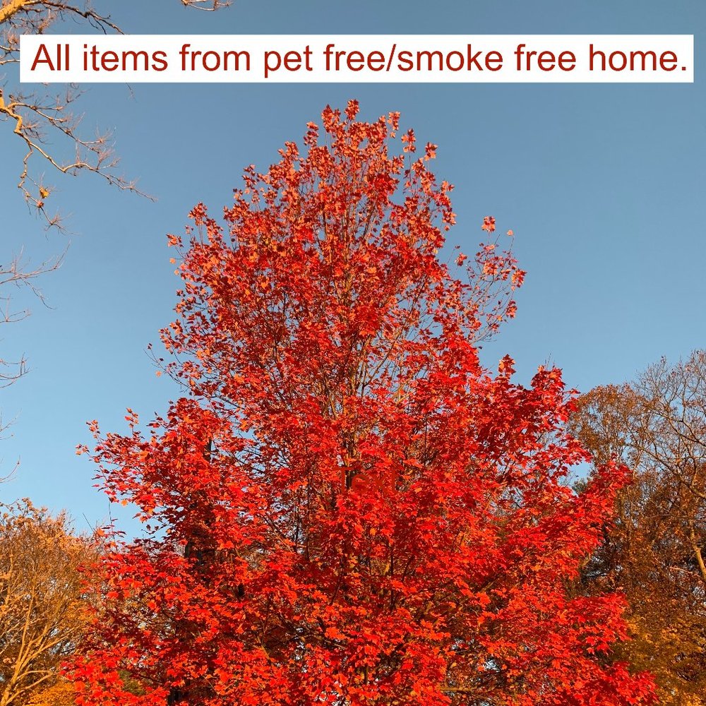 All items from a pet free/smoke free home